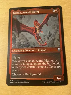 Ganax, Astral Hunter - Etched Foil NM Eng MTG - Commander Legends Baldur's Gate - Image 1