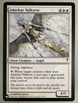 MTG / Adarkar Valkyrie / LIST / #1 / Regular / Rare / NM - Image 1