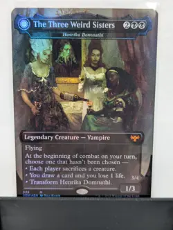 MTG: Innistrad: Crimson Vow: Foil The Three Weird Sisters: - Image 1