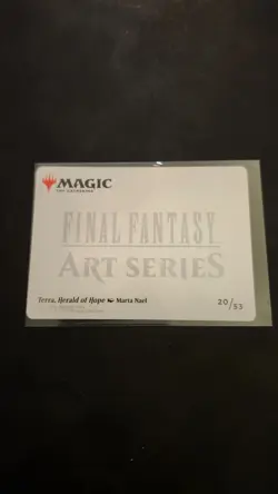 Terra, Herald of Hope 20/53 Art Series Final Fantasy MTG - Image 2