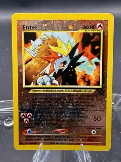 Pokemon Entei #34 Holo - 2001 Wizards Black Star Promo - Image 1