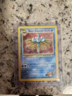 Pokemon Misty’s Tentacruel 10/132 Holo Rare Gym Heroes Unlimited NM 💦 - Image 1