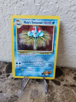 Pokemon TCG Misty's Tentacruel Gym Challenge 10/132 Unlimited Holo Rare - Image 1