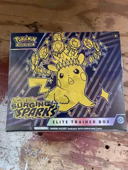 Pokemon TCG Scarlet & Violet Surging Sparks Pokemon Sealed ETB And Battle Pack - Image 5