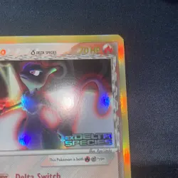 Pokemon Mewtwo 12/113 EX Delta Species Stamped Holo Near Mint - Image 3