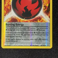 Burning Energy 151/162 (Special) Reverse Holo XY Breakthrough Uncommon Pokemon - Image 4