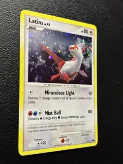 Pokemon Latias Lv.45 Rare Holo 3/17 POP 7 LP *FART SWIRL* - Image 2