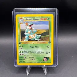 Giovannis Nidoqueen Pokemon 1st Edition Gym Challenge 023/132 Vintage Holo LP - Image 1