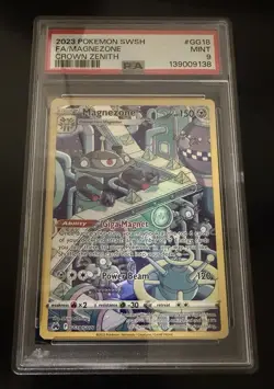 2023 Pokemon SWSH Crown Zenith Magnezone Galarian Gallery #GG18/GG70 PSA 9 - Image 1