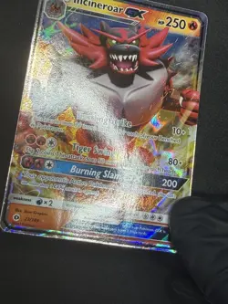 2017 TCG Pokemon #27 Incineroar GX 27/149 Holo Full Art Sun and Moon - Image 2
