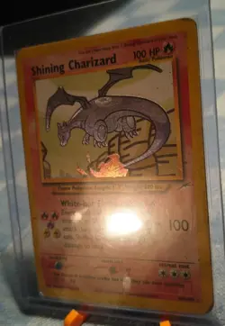 Pokemon Neo Destiny Shining Charizard 107/105 – Vintage WOTC – Heavy Play - Image 1