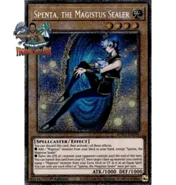 Yugioh! 1x Spenta, the Magistus Sealer BPRO-EN098 Starlight Rare 1st Ed NM - Image 1