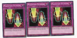 Yu-Gi-Oh! Magischer Zylinder Common Playset (3 Stuck) Set 101 - Image 1