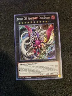 Number C92: Heart-eartH Chaos Dragon - BLAR-EN069 - Secret Rare 1st Ed - Image 1