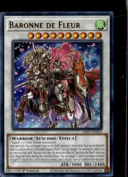 Yu-Gi-Oh! Baronne de Fleur RA01-EN034 Legendary Duelists: Synchro Storm 1st Edit - Image 1