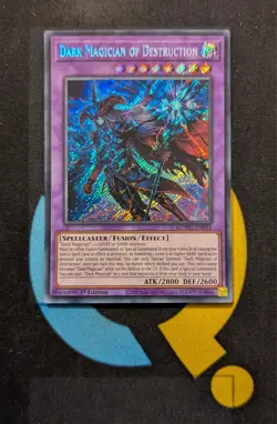 MZMU-EN011 Dark Magician of Destruction Secret Rare 1st Edition YuGiOh - Image 1
