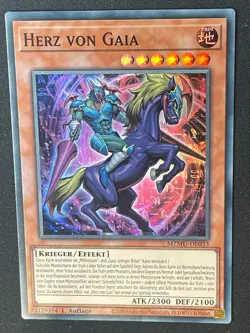 Herz von Gaia MZMU-DE033 Super Rare Deutsch NM Yugioh - Image 1