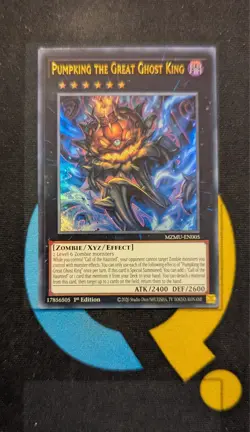 MZMU-EN005 Pumpking the Great Ghost King Ultra Rare 1st Edition YuGiOh - Image 1