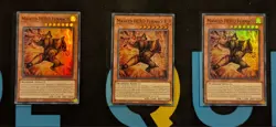 MZMU-EN015 Masked HERO Furnace x3 Super Rare 1st Edition YuGiOh Playset - Image 1