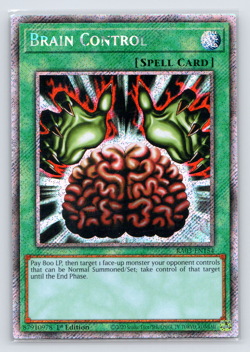 Brain Control - RA03-EN154 - Platinum Secret Rare 1st Edition Yugioh - Image 1