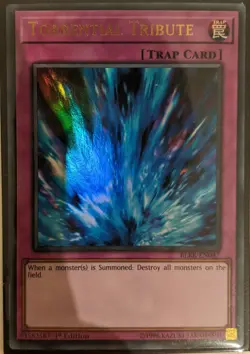 YuGiOh Torrential Tribute Ultra Rare 1st Edition BLRR-EN047 NM - Image 1