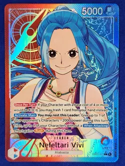 One Piece Heroines Edition Nefeltari Vivi Alternate Art Leader EB03-001 NM - Image 1