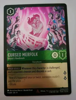 Disney Lorcana TCG - Fabled: Cursed Merfolk (071/204) - Rare Foil - Near Mint - Image 1