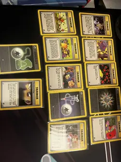 Pokemon Team Rocket Bundle WOTC 1999 Dark Arbok Holo + 30+ Dark Cards Vintage - Image 3