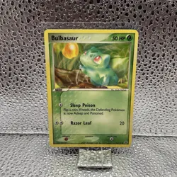 Pokemon card Bulbasaur 54/112 EX Red Fire & Leaf Green NM - Image 1