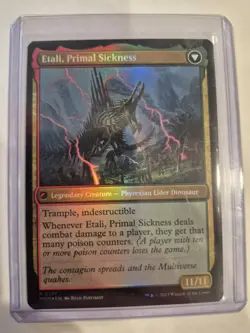 Magic the Gathering Etali, Primal Conqueror March of the Machine, Card #137 FOIL - Image 2