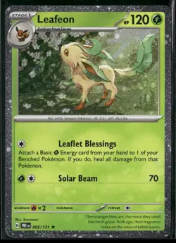 Leafeon - (Cosmos Holo) Rare Miscellaneous Cards & Products 005/131 NM - Image 1