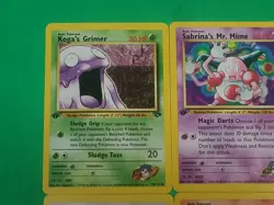 Pokemon Vintage 1st Edition GYM Challenge Cards Lot Of 4 Blaine's Vulpix Mint - Image 3
