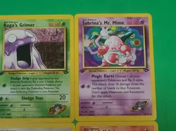 Pokemon Vintage 1st Edition GYM Challenge Cards Lot Of 4 Blaine's Vulpix Mint - Image 4