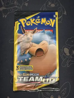 Rare Pokemon Team Up 3 Card Factory Sealed Booster Pack HEAVY - 7.71g - Image 2