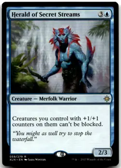 MTG Herald of Secret Streams R Ixalan 59 LP - Image 1