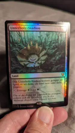 1x GERMAN Undergrowth Stadium FOIL NM - CMR Commander Legends Magic EDH x1 - Image 1
