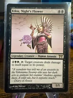 MTG Magic the Gathering Champions of Kamigawa Kiku, Night's Flower 735 - Image 1