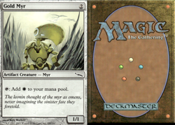 Magic the Gathering -MTG-Gold Myr - Image 1