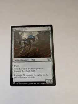 Shimmer Myr Commander: Neon Dynasty Commander MTG NM - Image 1