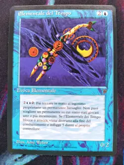 Magic: ELEMENTALE DEL TEMPO Legends LEGGENDE Ita TIME ELEMENTAL Italian MTG - Image 1