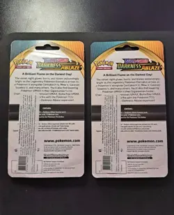 (2X) Pokemon Sword & Shield Darkness Ablaze Pikachu Checklane Blister Pack - Image 2