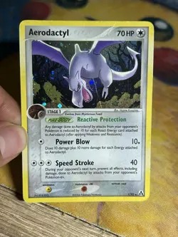 Aerodactyl 1/92 Holo Rare Ex Legend Maker Vintage Pokemon Card DMG - Image 3