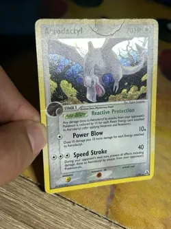 Aerodactyl 1/92 Holo Rare Ex Legend Maker Vintage Pokemon Card DMG - Image 5