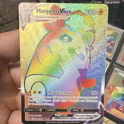 Pokemon Morpeko VMAX 204/202 Swsh01: Sword & Shield Secret Rare Full Art Holo - Image 1