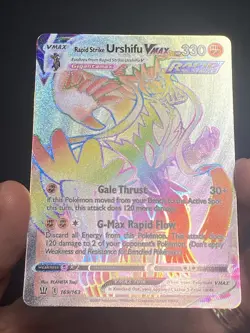 Pokemon TCG Rapid Strike Urshifu VMAX Battle Styles 169/163 Secret Rare NM - Image 3