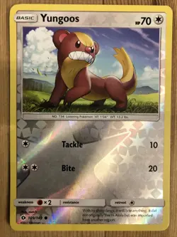 Yungoos - 109/149 - Common - Reverse Holo VLP English Pokemon Sun & Moon Base - Image 1