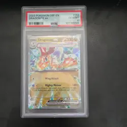 2023 POKEMON OBF EN-OBSIDIAN FLAMES #159 DRAGONITE EX PSA 10 - Image 1