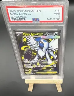 POKEMON 2025 MEGA EVOLUTIONS MEGA ABSOL EX ULTRA RARE 161 PSA 9 - Image 1
