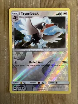Trumbeak - 107/149 - Uncommon Reverse Holo - Sun & Moon Base Set - Pokemon VLP - Image 1