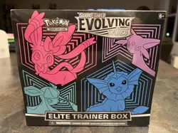 Pokemon TCG - Sword and Shield: Evolving Skies Elite Trainer Box - Purple/Blue - Image 1